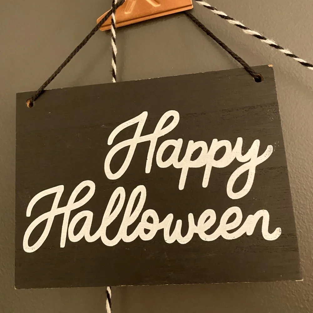 Target Halloween Decor Bundle - Set of 3 Wooden Signs